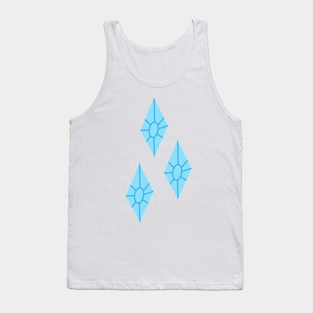 Rarity Cutie Mark Apparel Tank Top by CanadianBacon